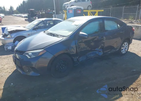 2014 Toyota Corolla Le z USA, uszkodzony, nr VIN 5YFBURHE9EP173269